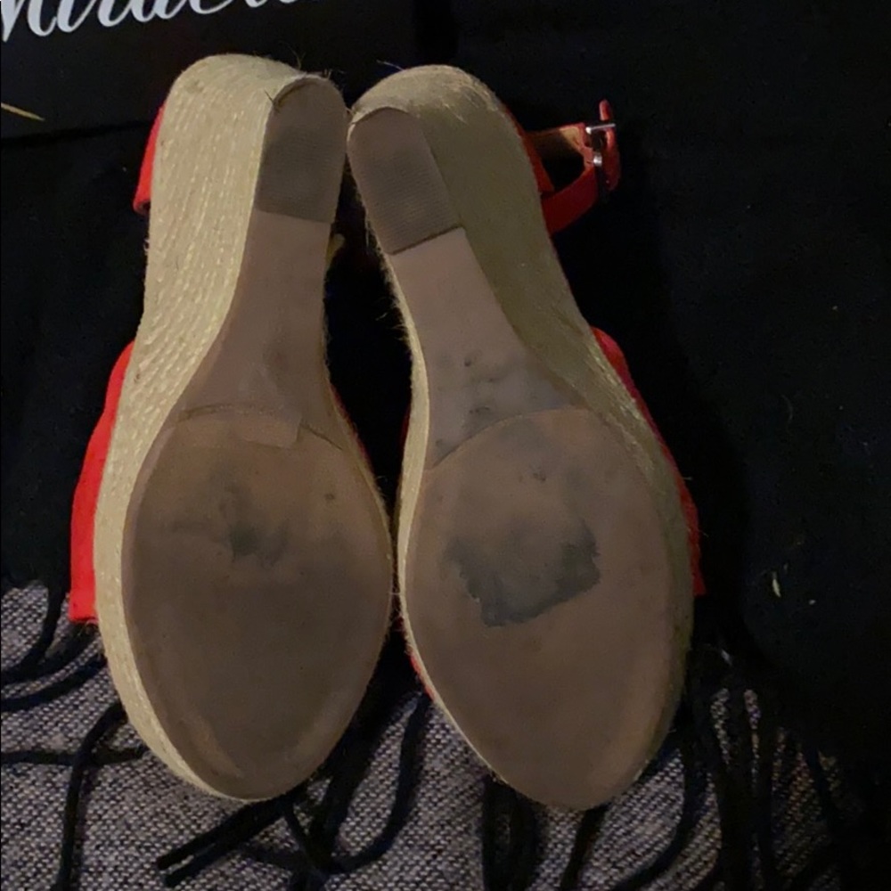 Red Platform Espadrilles Shoes - image 3